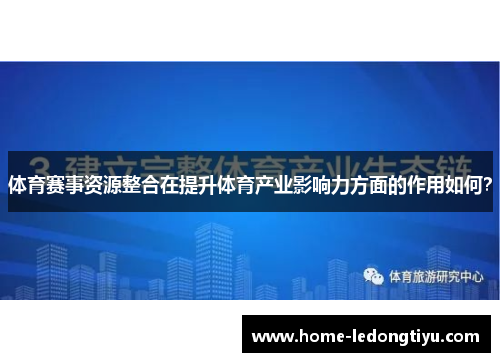 体育赛事资源整合在提升体育产业影响力方面的作用如何？